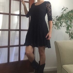 Rods Lace Western Cowgirl Dress- Medium